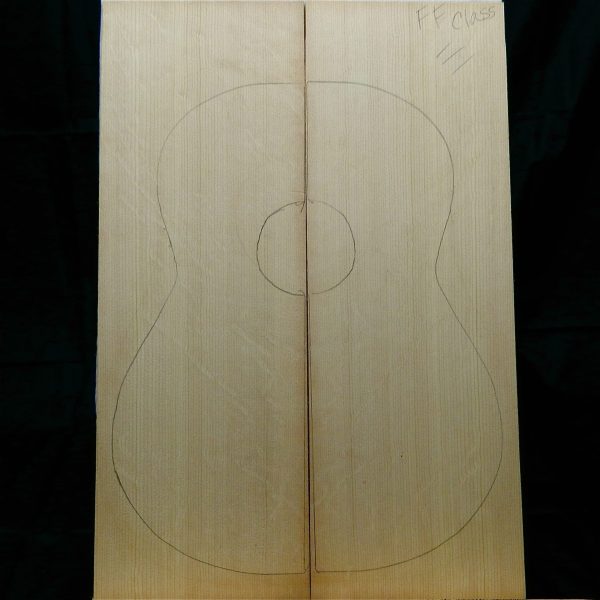 AAA Classical size Full Figured Bear Claw Sitka Spruce. Quantity pricing @ 12 or more tops