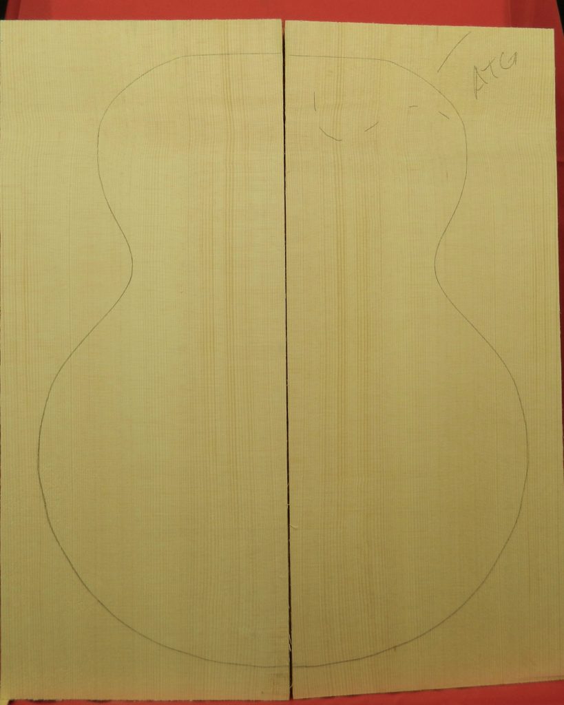 plank cut archtop guitar