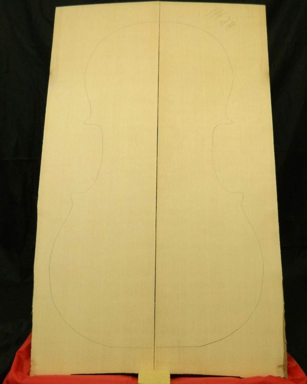 3A Grade lite curly sitka Cello