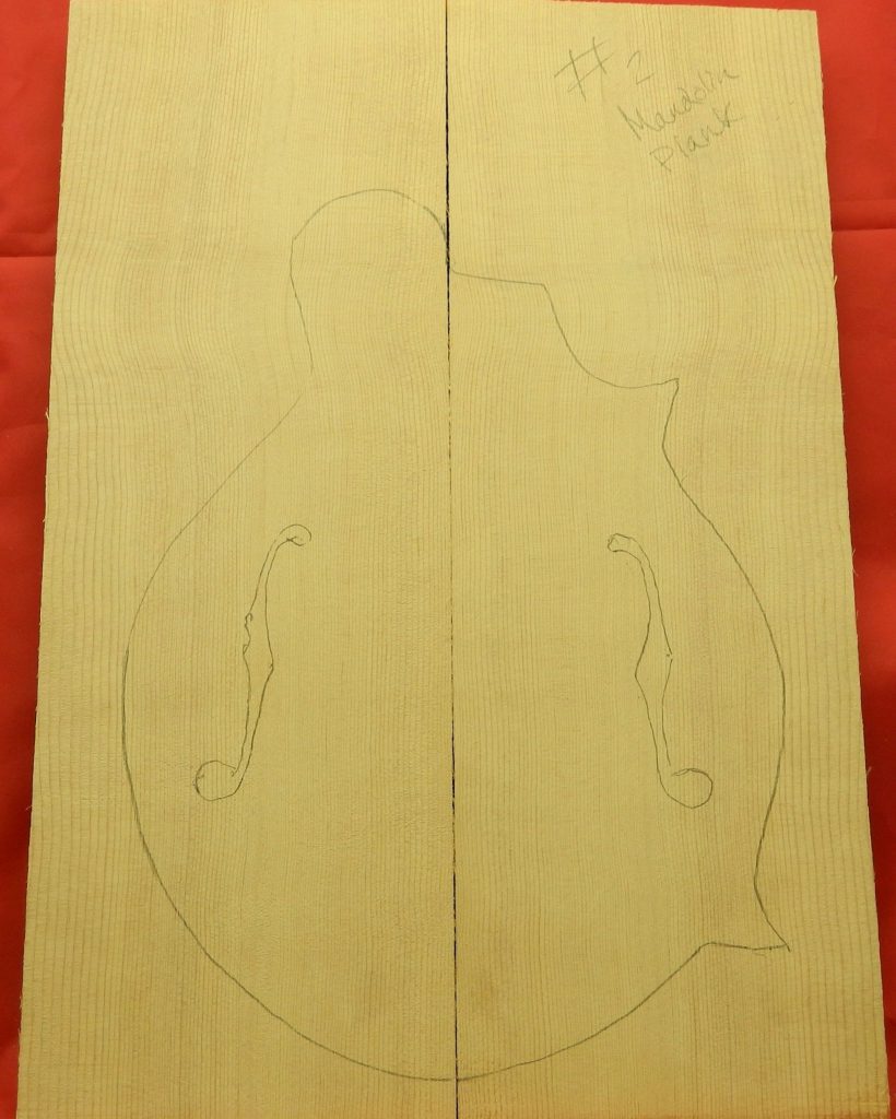 plank-cut mandolin