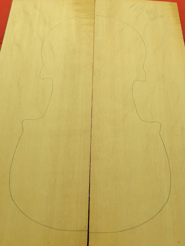 AAA Sitka Bearclaw Violin Wedge Set - Image 2