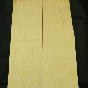 Sitka Spruce soundboard blanks fine vertical grain special bearclaw figured ukulele tonewood.