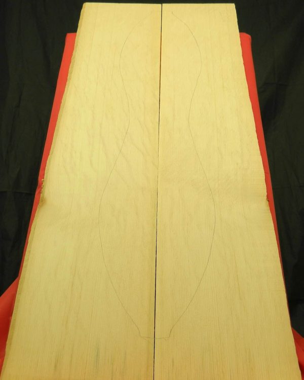 from Salvage Sourced Old-growth Sitka Spruce tonewood.