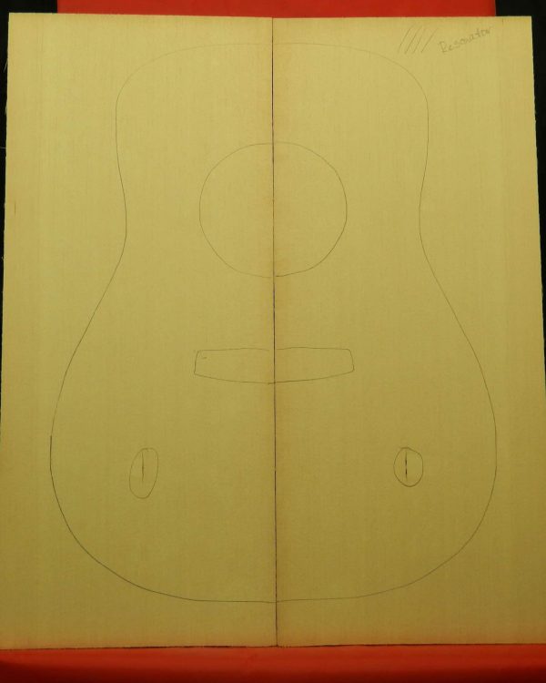 High Grade Sitka spruce for resonator guitar