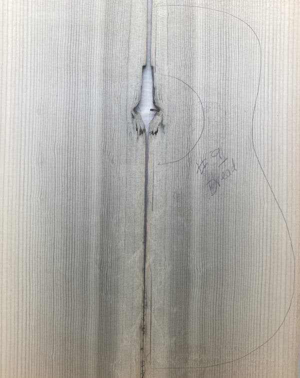 Blue Bearclaw Sitka Dreadnaught Guitar - 09