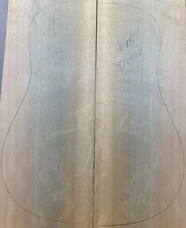 Blue Bearclaw Sitka Dreadnaught Guitar - 15