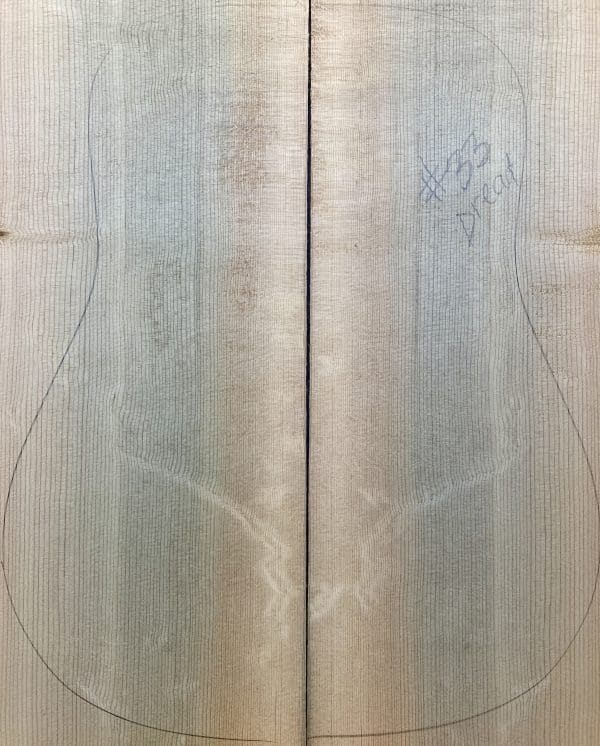 Blue Bearclaw Sitka Dreadnaught Guitar - 33