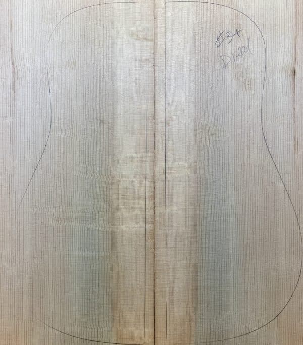 Blue Bearclaw Sitka Dreadnaught Guitar - 34
