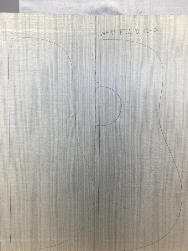 Denim Blue One-of-a-Kind Guitar Tops – NF BL BDL D 13 - Image 3