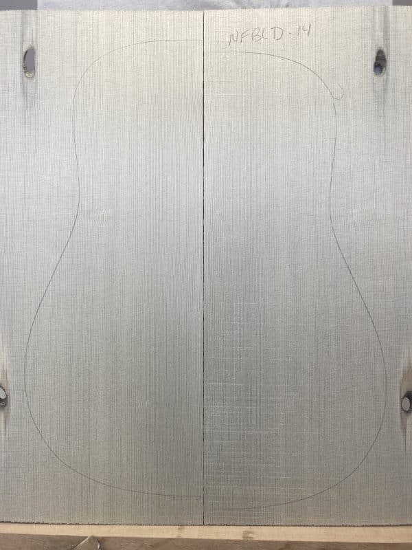 Denim Blue One-of-a-Kind Guitar Tops – NF BL D 14