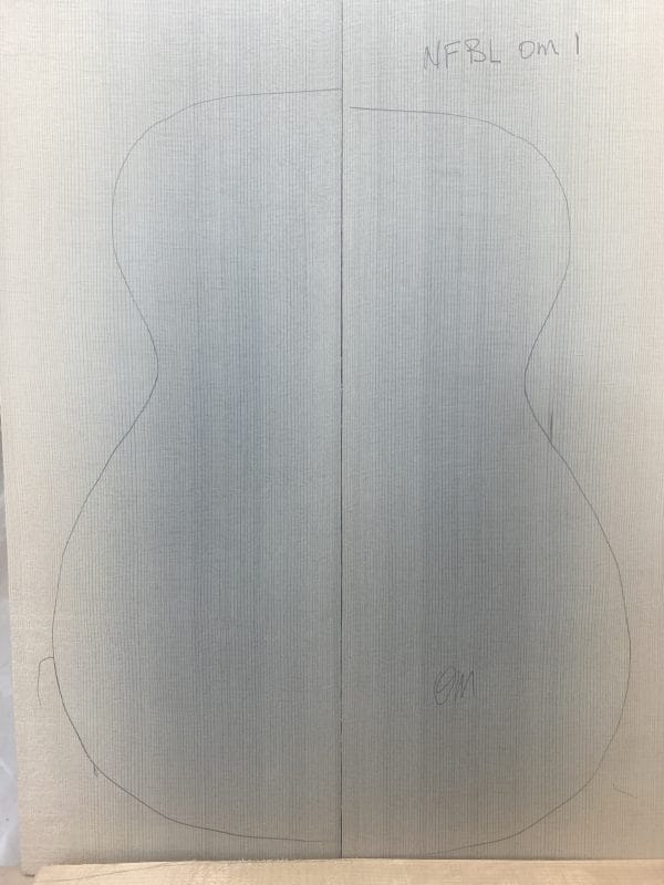 Denim Blue One-of-a-Kind Guitar Tops – OM01