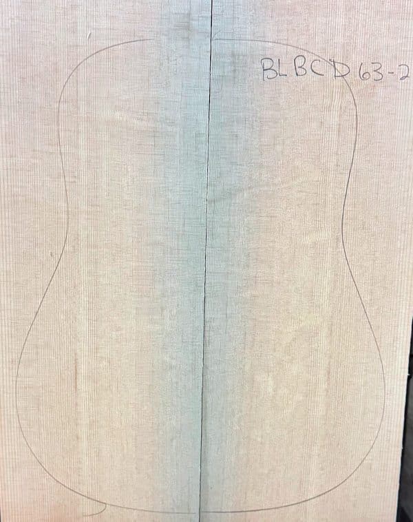 Blue Bearclaw One-of-a-Kind Guitar Tops – BL_BC_D_63-2