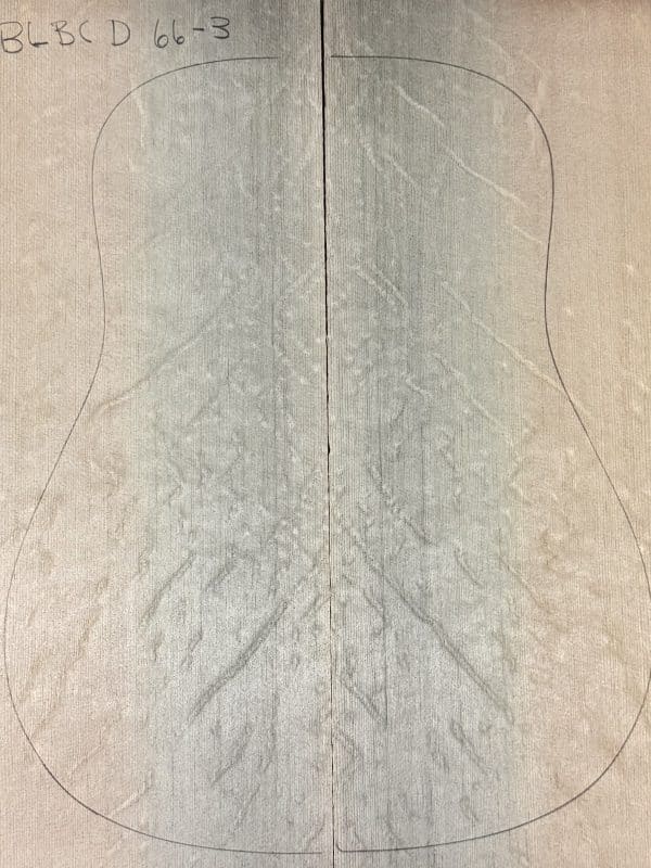 Blue Bearclaw One-of-a-Kind Guitar Tops – BL_BC_D_66-3
