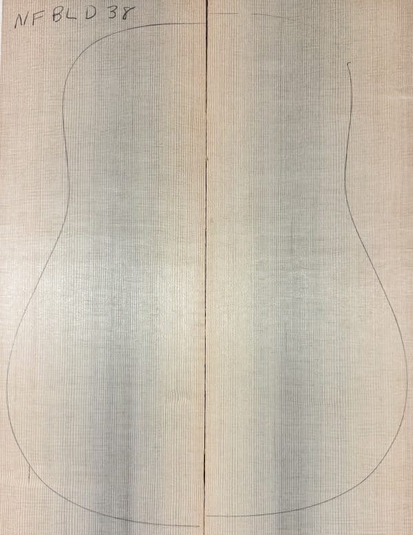 Blue Non-Figured One-of-a-Kind Guitar Tops – NF_BL_D_38