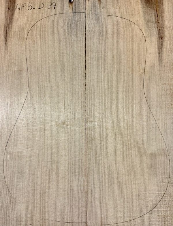 Blue Non-Figured One-of-a-Kind Guitar Tops – NF_BL_D_39