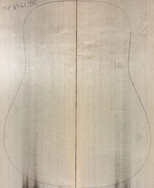 Blue Non-Figured One-of-a-Kind Guitar Tops – NF_BL_D_40