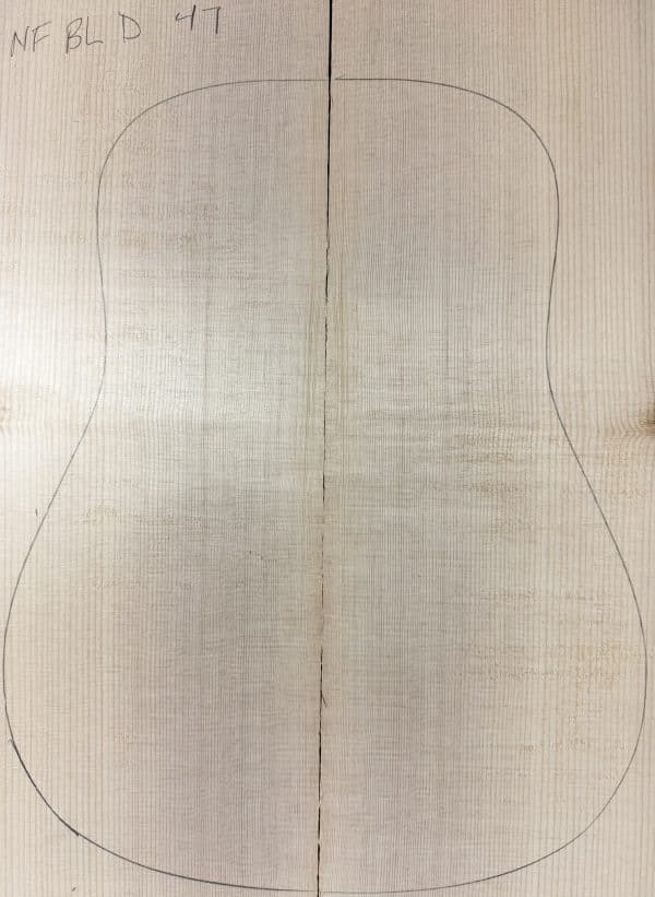Blue Non-Figured One-of-a-Kind Guitar Tops – NF_BL_D_47