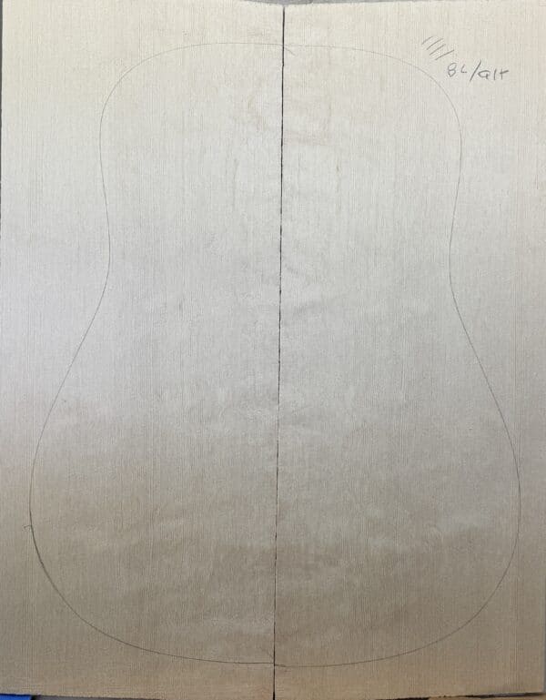 Premium quilt/curl & bearclaw Dreadnought Guitar top