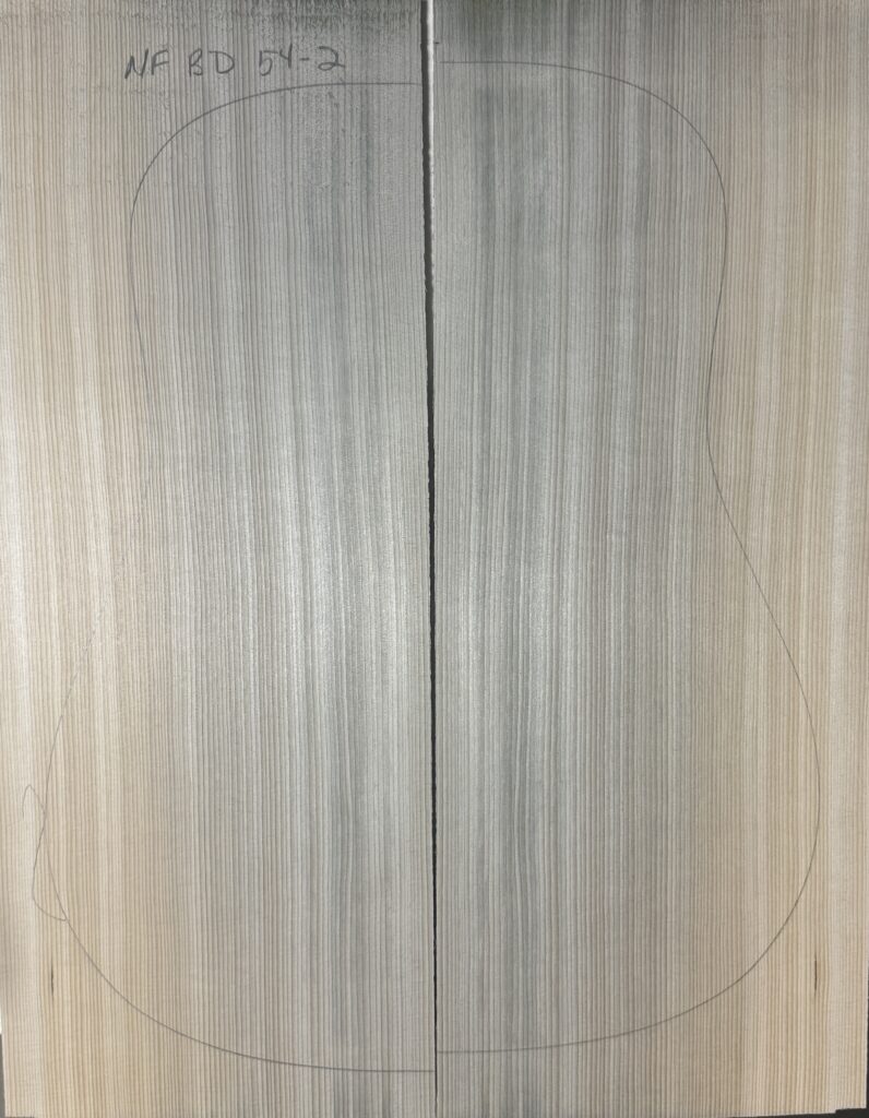 Denim Blue Guitar Tops reclaimed Sitka Spruce soundboard set 54-2