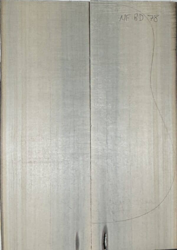 Denim Blue Guitar Tops reclaimed Sitka Spruce soundboard set 78