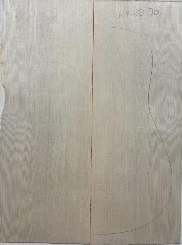 Denim Blue Guitar Tops reclaimed Sitka Spruce soundboard set 90