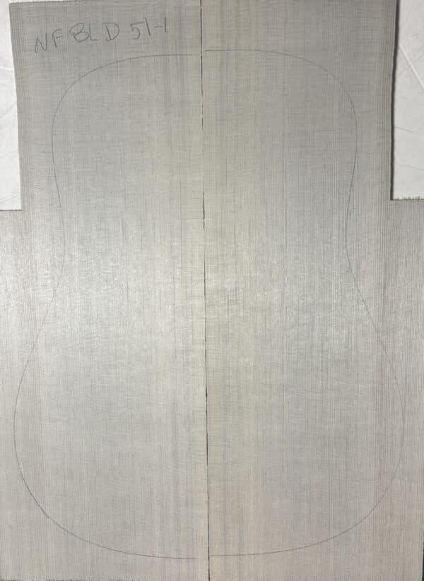 Denim Blue Guitar Tops reclaimed Sitka Spruce soundboard set NF BLD 51-1